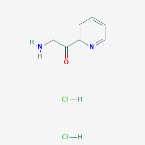 molecular formula C7H10Cl2N2O B1603611 2-氨基-1-吡啶-2-基-乙酮二盐酸盐 CAS No. 51746-81-7