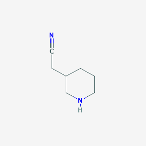 molecular formula C7H12N2 B1603617 2-(Piperidin-3-YL)acetonitrile CAS No. 5562-22-1