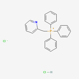 B1603627 Triphenyl(2-pyridylmethyl)phosphonium chloride hydrochloride CAS No. 99662-46-1