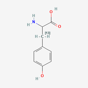 molecular formula C9H11NO3 B1603628 DL-Tyrosine-3-13C CAS No. 93627-94-2
