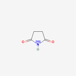 molecular formula C4H5NO2 B1603629 Succinimide-15N CAS No. 32807-36-6