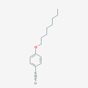 molecular formula C16H22O B160363 1-乙炔基-4-辛氧基苯 CAS No. 137338-08-0