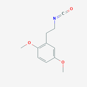 molecular formula C11H13NO3 B1603632 2-(2-Isocyanatoethyl)-1,4-dimethoxybenzene CAS No. 480439-35-8