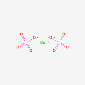 molecular formula Ba(IO4)2<br>BaI2O8 B1603633 Barium periodate CAS No. 13718-58-6