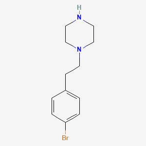 molecular formula C12H17BrN2 B1603645 1-(4-Bromophenethyl)piperazine CAS No. 142962-89-8