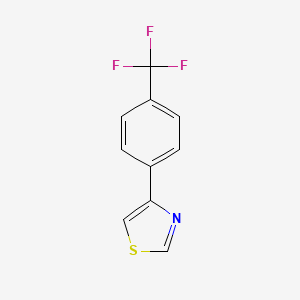 4-(4-(Trifluoromethyl)phenyl)thiazole