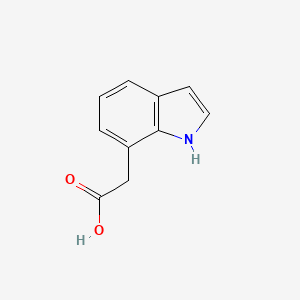 molecular formula C10H9NO2 B1603665 2-(1H-Indol-7-yl)acetic acid CAS No. 39689-63-9