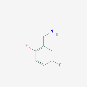 molecular formula C8H9F2N B1603669 1-(2,5-difluorophenyl)-N-methylmethanamine CAS No. 392691-70-2