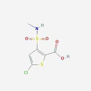 5-Chloro-3-(methylsulfamoyl)thiophene-2-carboxylic acid