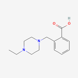 molecular formula C14H20N2O2 B1603685 2-(4-乙基哌嗪-1-基甲基)苯甲酸 CAS No. 914349-54-5