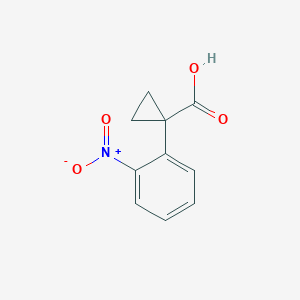 1-(2-Nitrophenyl)cyclopropane-1-carboxylic acid