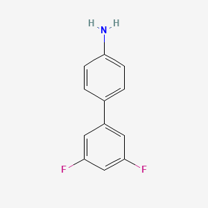 molecular formula C12H9F2N B1603696 4-(3,5-Difluorophenyl)aniline CAS No. 405058-00-6