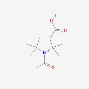molecular formula C11H17NO3 B016037 1-Acetyl-2,2,5,5-tetramethyl-3-pyrroline-3-carboxylic acid CAS No. 887352-25-2