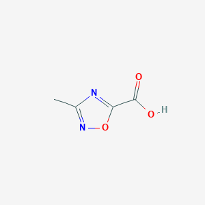 molecular formula C4H4N2O3 B1603708 3-Methyl-1,2,4-oxadiazole-5-carboxylic acid CAS No. 944906-32-5