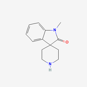 molecular formula C13H16N2O B1603710 1-Methylspiro[indoline-3,4'-piperidin]-2-one CAS No. 67677-81-0