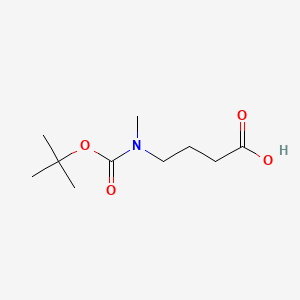 molecular formula C10H19NO4 B1603712 4-((tert-Butoxycarbonyl)(methyl)amino)butanoic acid CAS No. 94994-39-5