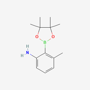 3-Methyl-2-(4,4,5,5-tetramethyl-1,3,2-dioxaborolan-2-YL)aniline