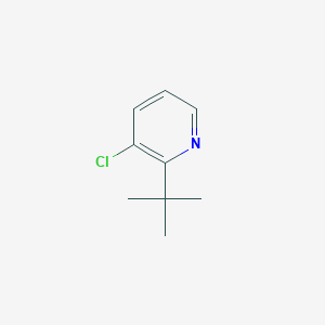 molecular formula C9H12ClN B1603731 2-(Tert-butyl)-3-chloropyridine CAS No. 1355066-90-8