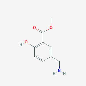 molecular formula C9H11NO3 B1603732 Methyl 5-(aminomethyl)-2-hydroxybenzoate CAS No. 7383-01-9