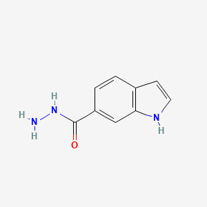 molecular formula C9H9N3O B1603744 1H-Indole-6-carbohydrazide CAS No. 851211-74-0