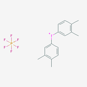 molecular formula C16H18F6IP B1603749 Bis(3,4-dimethylphenyl)iodonium hexafluorophosphate CAS No. 67578-25-0