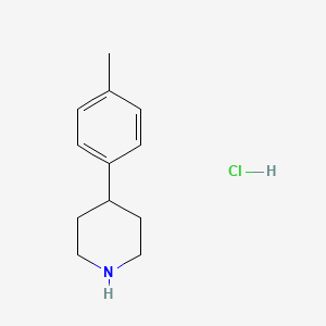 molecular formula C12H18ClN B1603751 4-(4-甲基苯基)哌啶盐酸盐 CAS No. 67765-24-6