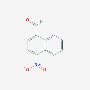 molecular formula C11H7NO3 B1603752 4-Nitronaphthalene-1-carbaldehyde CAS No. 42758-54-3