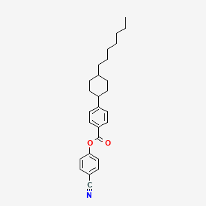 4-Cyanophenyl trans-4-(4-heptylcyclohexyl)benzoate