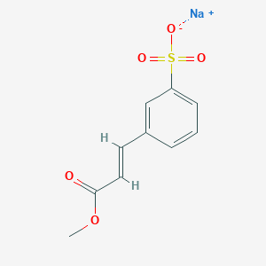 Sodium (E)-3-(3-methoxy-3-oxoprop-1-en-1-yl)benzenesulfonate