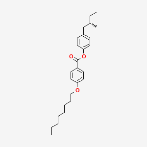 Benzoic acid, 4-(octyloxy)-, 4-((2S)-2-methylbutyl)phenyl ester