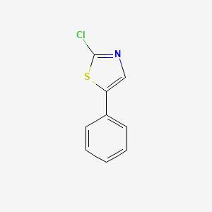 molecular formula C9H6ClNS B1603775 2-Chloro-5-phenylthiazole CAS No. 329794-40-3