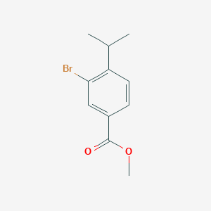 molecular formula C11H13BrO2 B1603778 Methyl 3-bromo-4-isopropylbenzoate CAS No. 318528-55-1