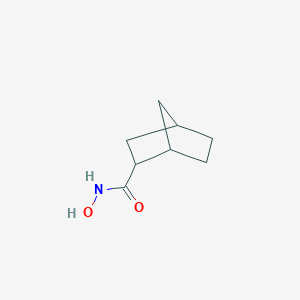 molecular formula C8H13NO2 B160378 N-Hydroxybicyclo[2.2.1]heptane-2-carboxamide CAS No. 136561-38-1