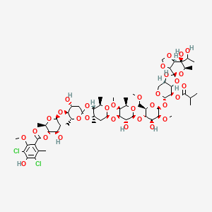 molecular formula C61H90Cl2O32 B1603780 Avilamycin C CAS No. 69787-80-0
