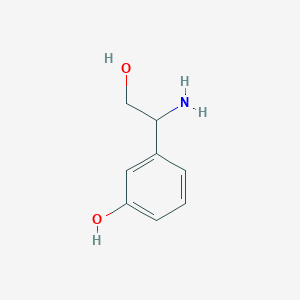 molecular formula C8H11NO2 B1603784 3-(1-Amino-2-hydroxyethyl)phenol CAS No. 777028-98-5