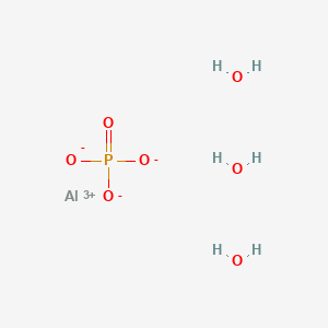 molecular formula AlH6O7P B1603786 Aluminum;phosphate;trihydrate CAS No. 22784-12-9