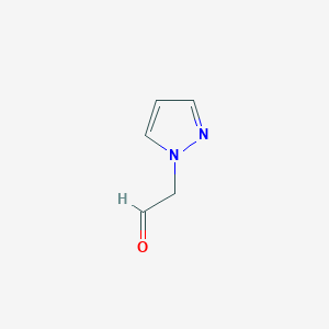 molecular formula C5H6N2O B1603791 2-(1H-pyrazol-1-yl)acetaldehyde CAS No. 99310-58-4