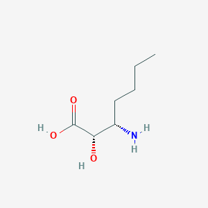 molecular formula C7H15NO3 B1603792 (2S,3S)-3-Amino-2-hydroxyheptanoic acid CAS No. 254438-54-5