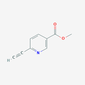 molecular formula C9H7NO2 B1603808 Methyl 6-ethynylnicotinate CAS No. 216444-00-7
