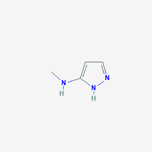 molecular formula C4H7N3 B1603815 N-Methyl-1H-pyrazol-3-amine CAS No. 1037364-03-6
