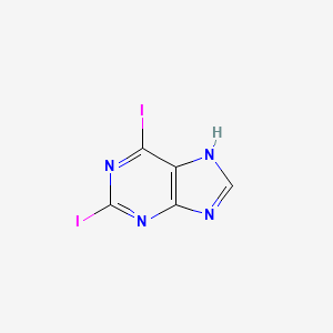 molecular formula C5H2I2N4 B1603819 2,6-diiodo-7H-purine CAS No. 98027-95-3