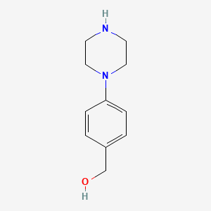molecular formula C11H16N2O B1603822 4-(1-Piperazinyl)benzylalcohol CAS No. 325796-35-8