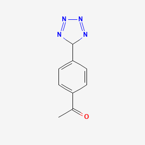molecular formula C9H8N4O B1603826 1-(4-(5H-tetrazol-5-yl)phenyl)ethanone CAS No. 552846-23-8