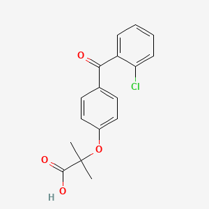 molecular formula C17H15ClO4 B1603827 2-Chloro Fenofibric Acid CAS No. 61024-31-5
