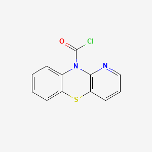 molecular formula C12H7ClN2OS B1603831 10H-Pyrido(3,2-b)(1,4)benzothiazine-10-carbonyl chloride CAS No. 94231-78-4