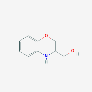 molecular formula C9H11NO2 B1603832 (3,4-Dihydro-2H-benzo[b][1,4]oxazin-3-yl)methanol CAS No. 36884-17-0