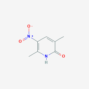 molecular formula C7H8N2O3 B1603833 3,6-Dimethyl-5-nitropyridin-2-ol CAS No. 57179-69-8