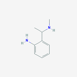 molecular formula C9H14N2 B1603838 2-[1-(Methylamino)ethyl]aniline CAS No. 748805-98-3