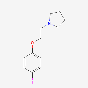 molecular formula C12H16INO B1603840 1-(2-(4-Iodophenoxy)ethyl)pyrrolidine CAS No. 554430-67-0