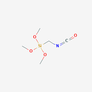 molecular formula C5H11NO4Si B1603841 Silane, (isocyanatomethyl)trimethoxy- CAS No. 78450-75-6